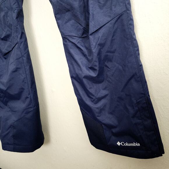 NWT Columbia Bugaboo Omni-Heat Ski Snow Pants Waterproof Navy Blue Small Short - Picture 10 of 15